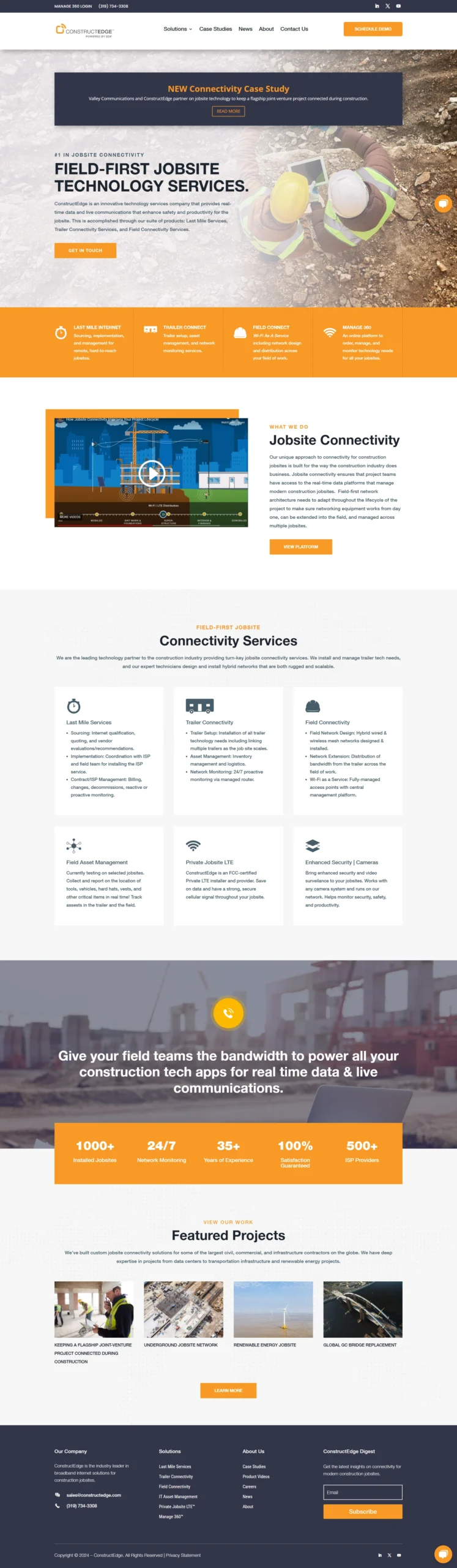ConstructEdge Website Development